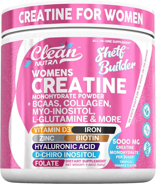 Creatina con inositol shetf builder